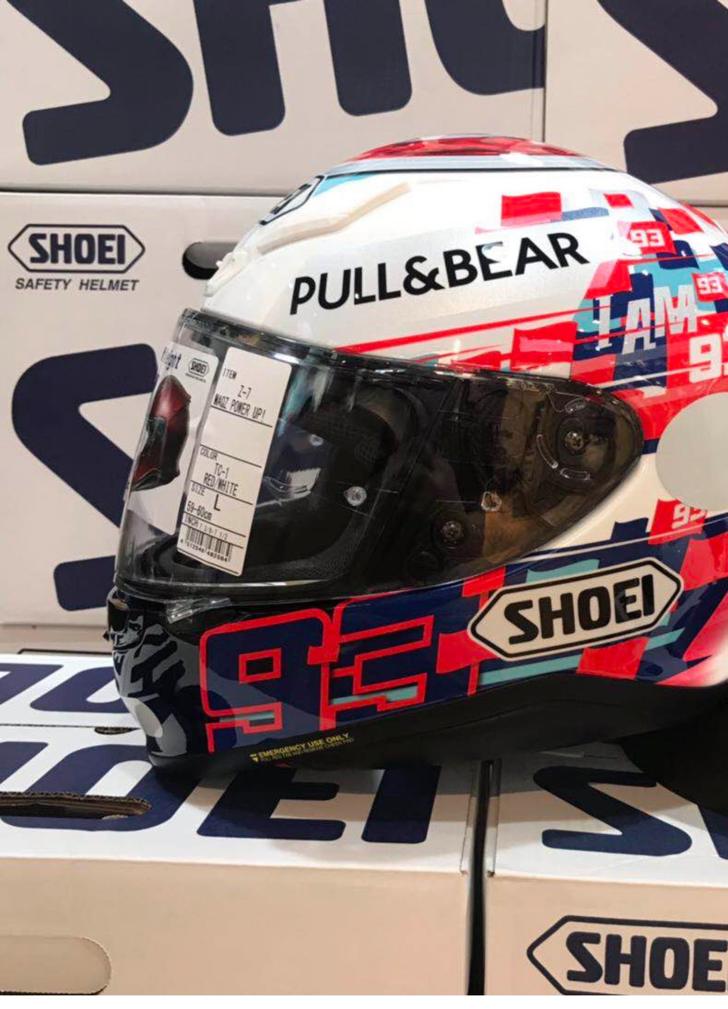 日本shoei摩托车头盔z8全盔机车z7电源键招财猫男女仙鹤防雾冬季