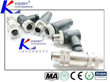 现场自接线型M12-M8螺丝压接自接头