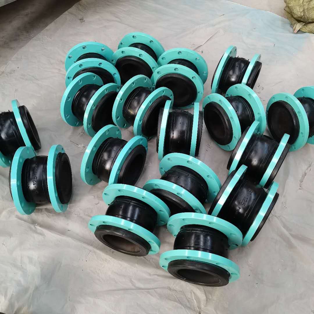 kxt法兰式橡胶接头 大口径防拉脱橡胶避震喉