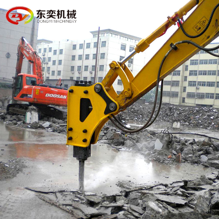 挖掘机炮锤 钢筋混凝土块破碎液压破碎锤
