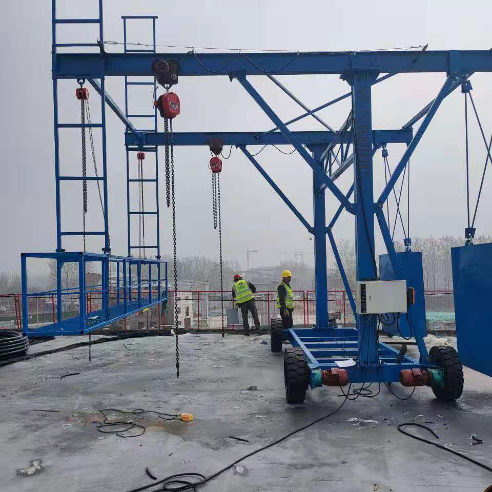 山西大同 防撞墙模板台车桥梁防撞墙护栏模板台车