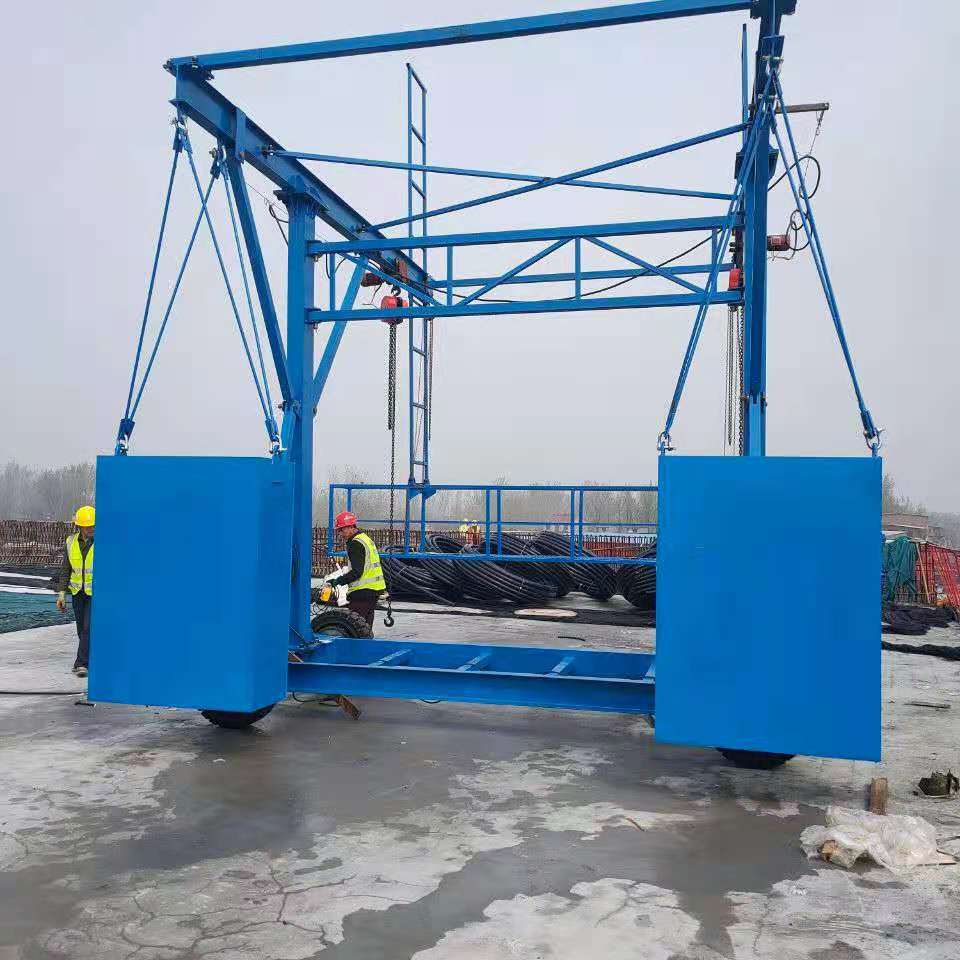 山西大同 防撞墙模板台车桥梁防撞墙护栏模板台车