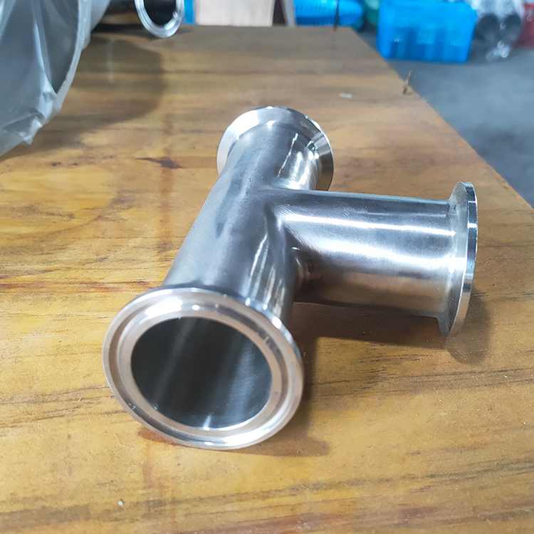 不锈钢镜面抛光三通304316不锈钢异径管焊接三通管件