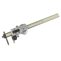 中心距数显卡尺5-150mm锥测头中心尺 孔距卡尺 防水数显游标卡尺