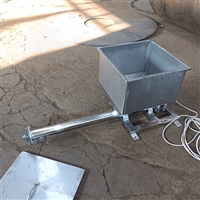 工业盐螺旋送料机XWZF316不锈钢药粉螺旋加粉器