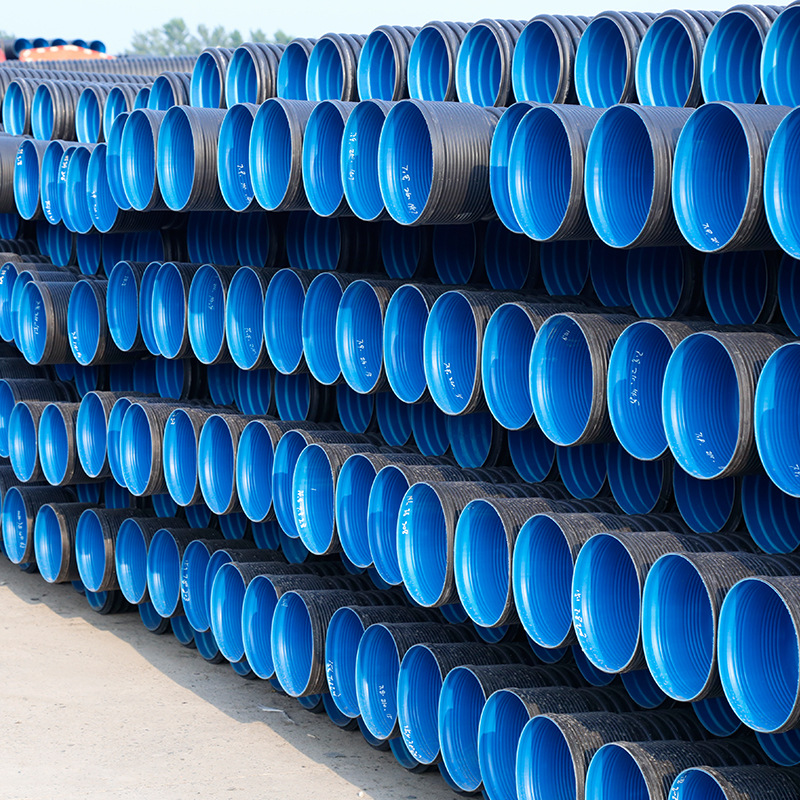 联塑hdpe双壁波纹管大口径排水排污管市政工程用管