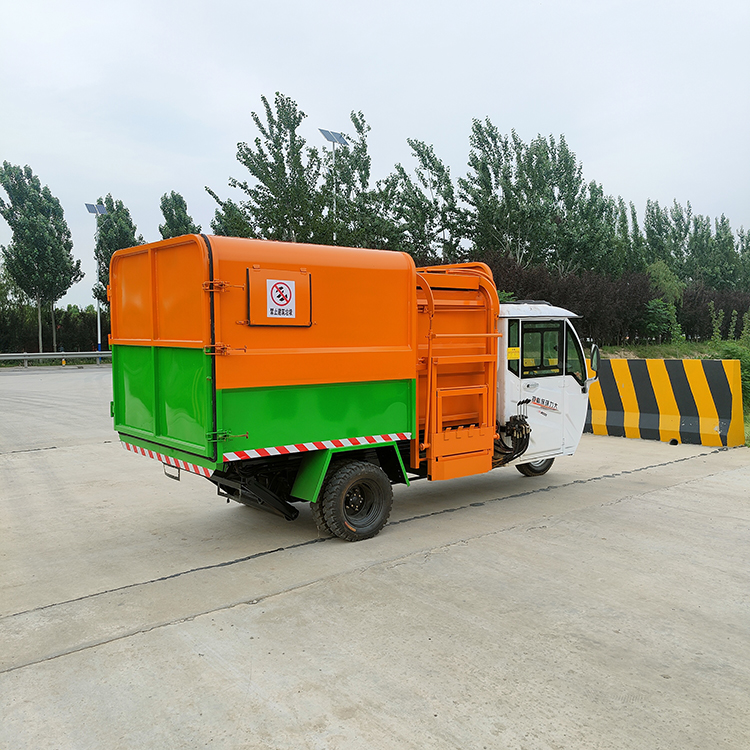 街道挂桶垃圾清运车 品质款电动垃圾车 小区电动四轮挂桶垃圾车
