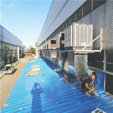 车间屋顶通风设备制品厂环保空调安装大型厂房车间降温工程2021福泰风