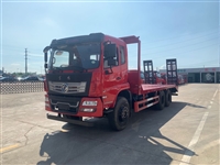 拉250挖机拖车 东风D17-H后八轮 板长7.3米 玉柴270马力