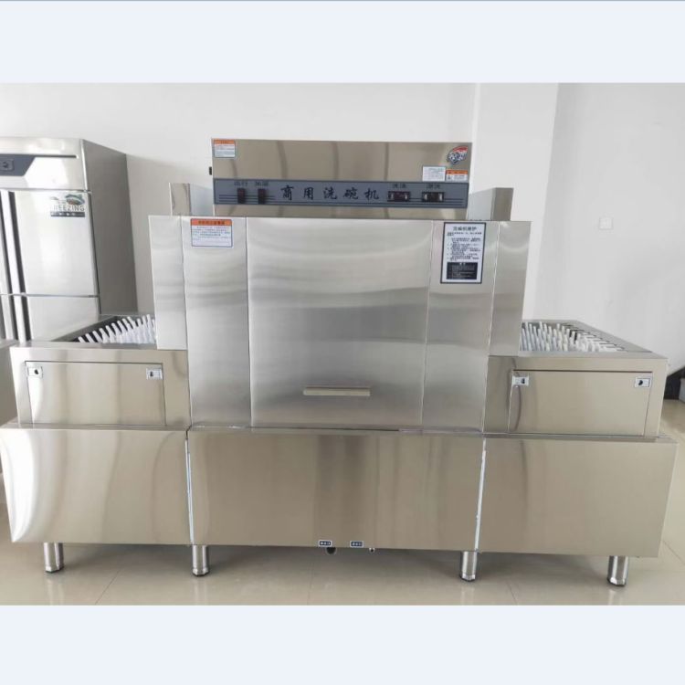 特锐德 商用 不锈钢 商用自动洗碗机 厨房全自动洗碗机流水线 tg49