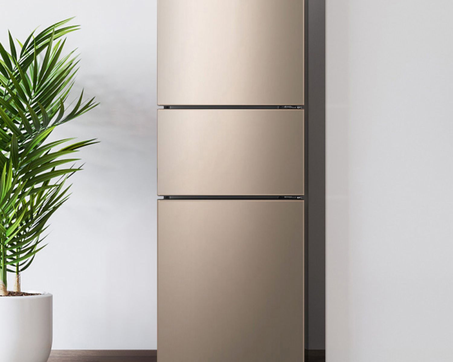 海信220l三开门嵌入式小型电冰箱家用宿舍租房用冷藏冷冻节能