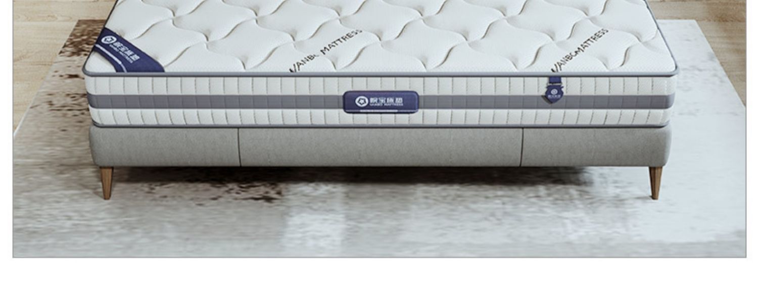 皖宝床垫独立弹簧乳胶椰棕两用静音棕垫硬垫1518m适中