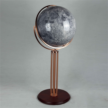 百诺直径50cm四柱支架月球模型科普教学展品厂家定制月球仪