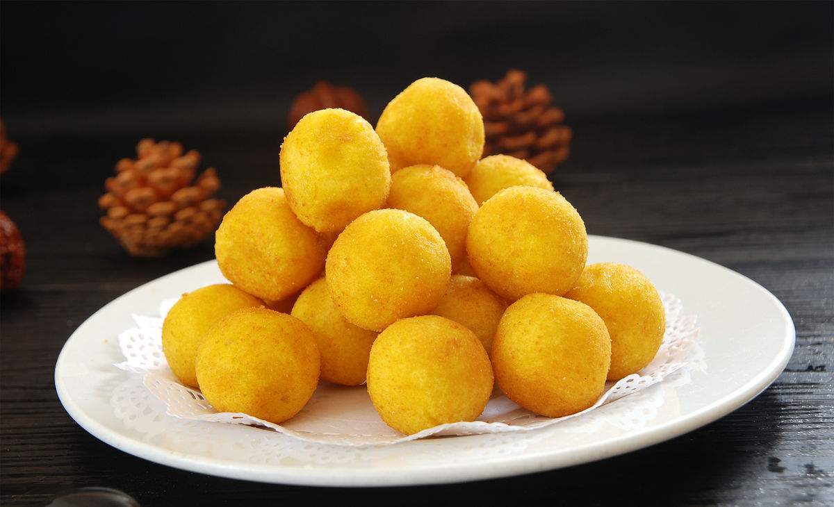 东莞小吃原料地瓜丸批发