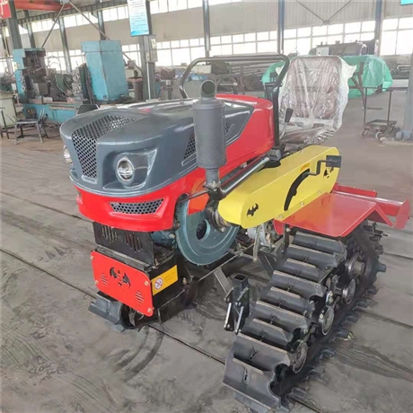 25马力水田履带式旋耕机 底盘加高新款旋耕机 水田履带式旋耕机