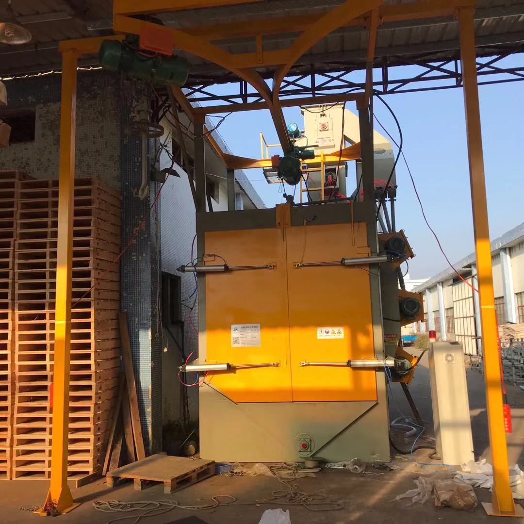 3710吊钩式抛丸机三抛头抛丸机