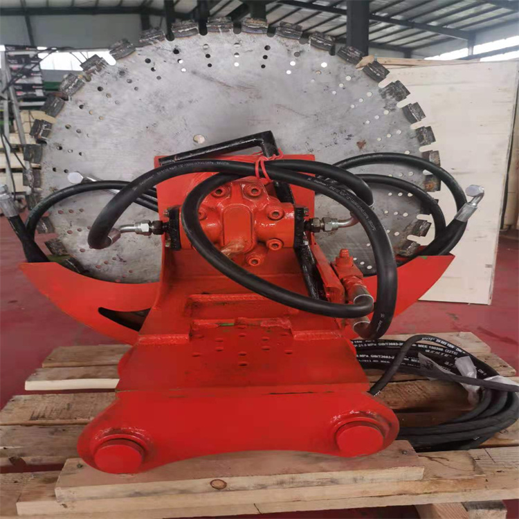 fhl5挖机圆盘锯混凝土岩石切割锯360度无死角旋转液压锯大型矿山开采