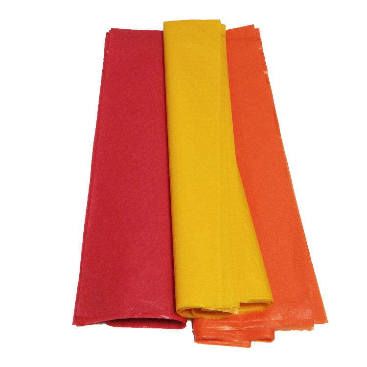 tissue paper彩色油蜡纸厂家价格包装用纸