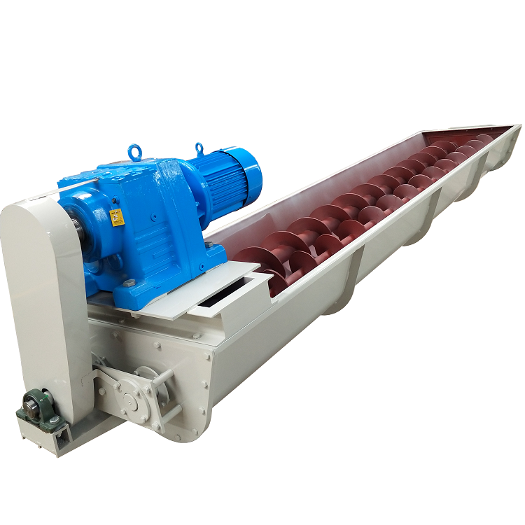 子墨环保定制螺旋输送机 u型绞龙输送机 双轴螺旋输送机 两相电输送机