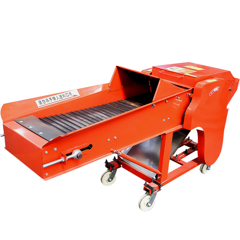 干湿两用铡草机牛羊饲料碎草机家用小型切草机秸秆揉丝玉米一体机