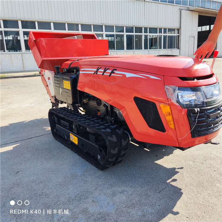 35马力自走式果树开沟施肥 履带除草机价格 爬坡履带旋耕机