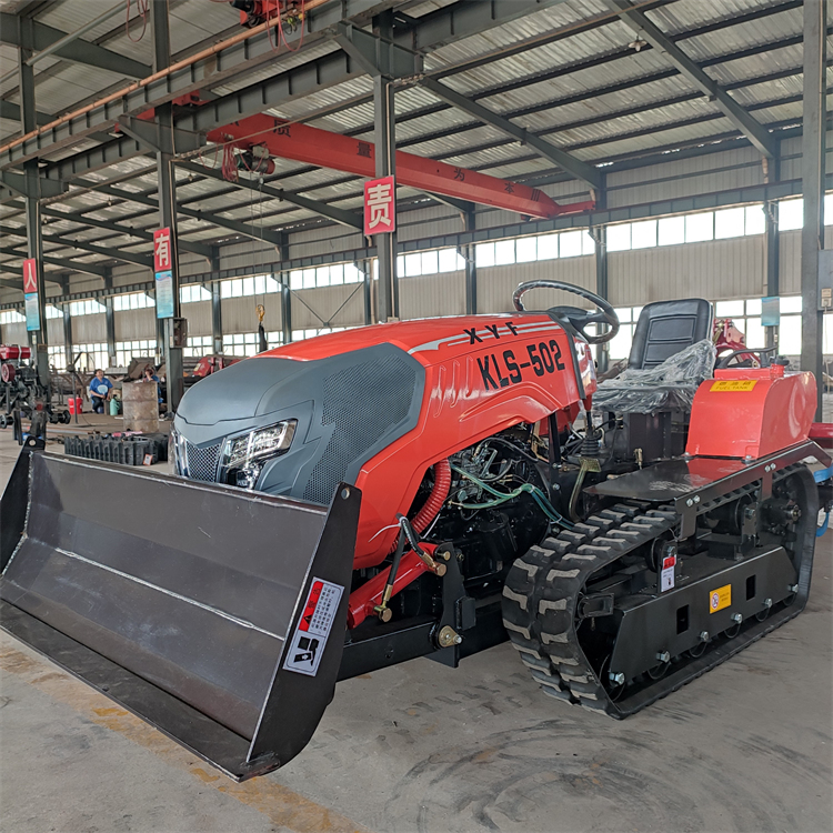 50马力旱地履带旋耕机 柴油动力履带式旋耕机 果园专用履带式培土机