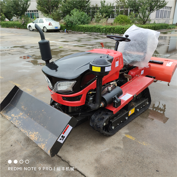 35马力新款方向盘旋耕机 履带式开沟旋耕机 施肥开沟耕地机