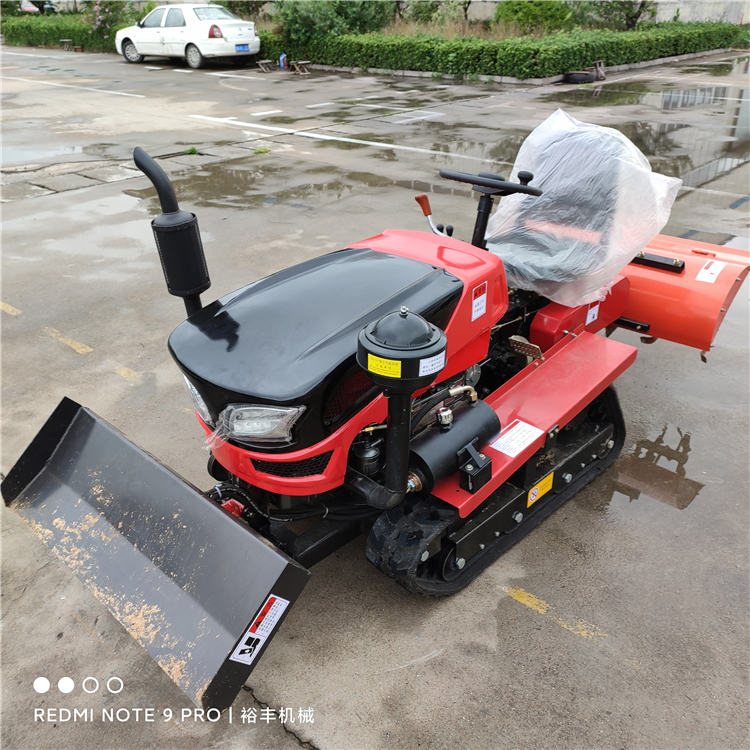 35马力履带耕田机 小型履带旋耕机 农用小型旋耕机
