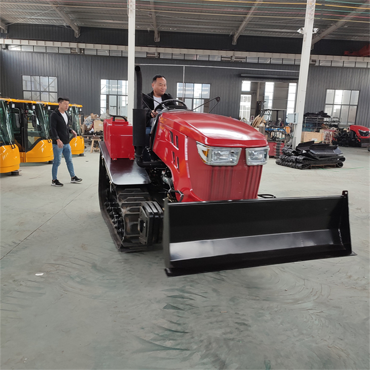 80马力水田履带拖拉机 新款履带大马力拖拉机 多功能四缸拖拉机