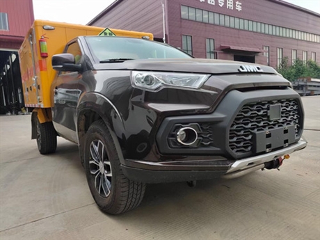 陕西国六江铃域虎7小型炸药运输车额载800kg现车供应