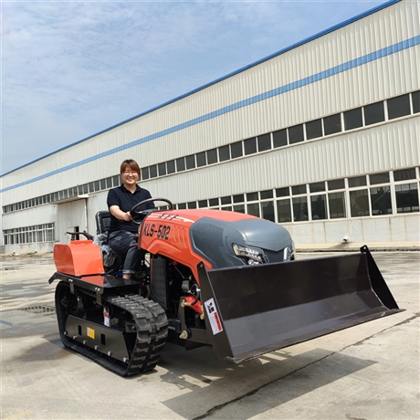 50马力履带推土铲 拖拉机前置推土铲 田园管理机带推土铲