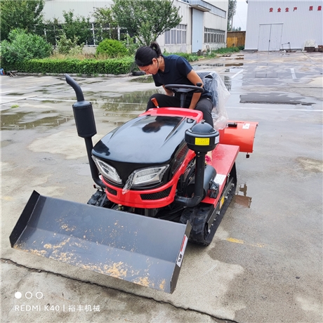 35马力座驾履带旋耕机 果园管理机开沟施肥 除草回填机