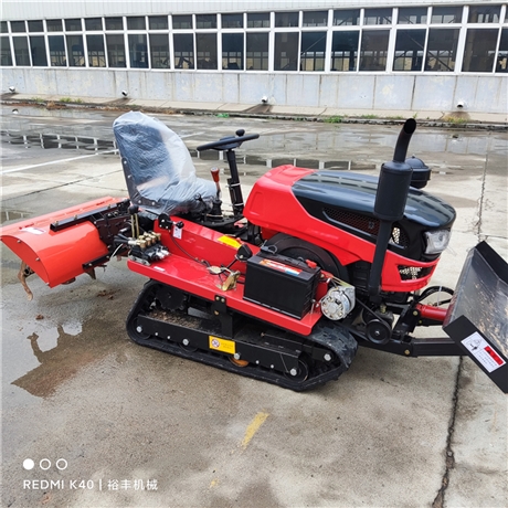 35马力履带式旋耕机 多功能田园管理机 果园大棚开沟旋耕除草机