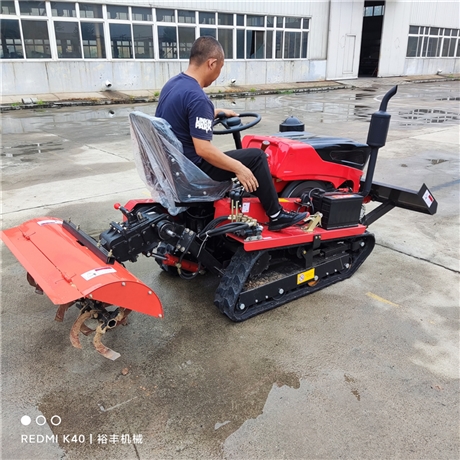 35马力新款果园管理机 35马力果园除草开沟机 35马力履带开沟旋耕机