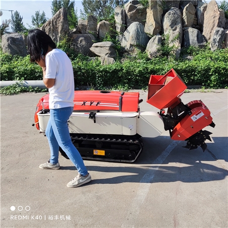 35马力自走式除草机 果园履带式除草机 除草机使用方法