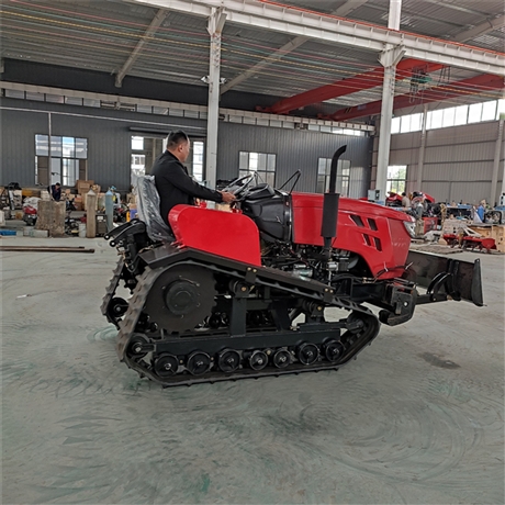 80马力大型拖拉机厂家 乘坐式履带拖拉机 大型耕地多功能拖拉机