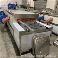 五金壳体除油清洗机 网带式喷淋清洗烘干设备