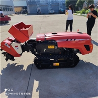 35马力履带式田园管理机 多功能除草开沟机施肥机 自动回填功能