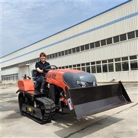 50马力履带推土铲 拖拉机前置推土铲 田园管理机带推土铲