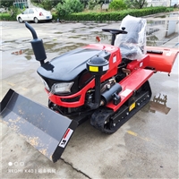 35马力新款小型旋耕机 大棚履带式旋耕机 乘坐式多功能旋耕机