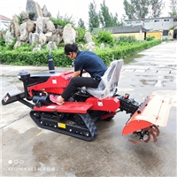 微耕机新款35马力履带旋耕机 乘坐式旋耕机 新款方向盘操作