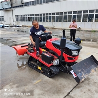 35马力低矮型履带旋耕机  一机多用田园管理机 履带式开荒施肥机