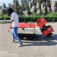 小型定制款多功能果园旋耕 35马力新款自走式开沟施肥 自走式果树施肥机