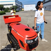 山东35马力履带旋耕机 自走式大自棚果园专用旋耕机 果园除草施肥机