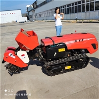 35马力多功能开沟施肥机 35马力履带微型微耕机 自走式大棚果园专用机