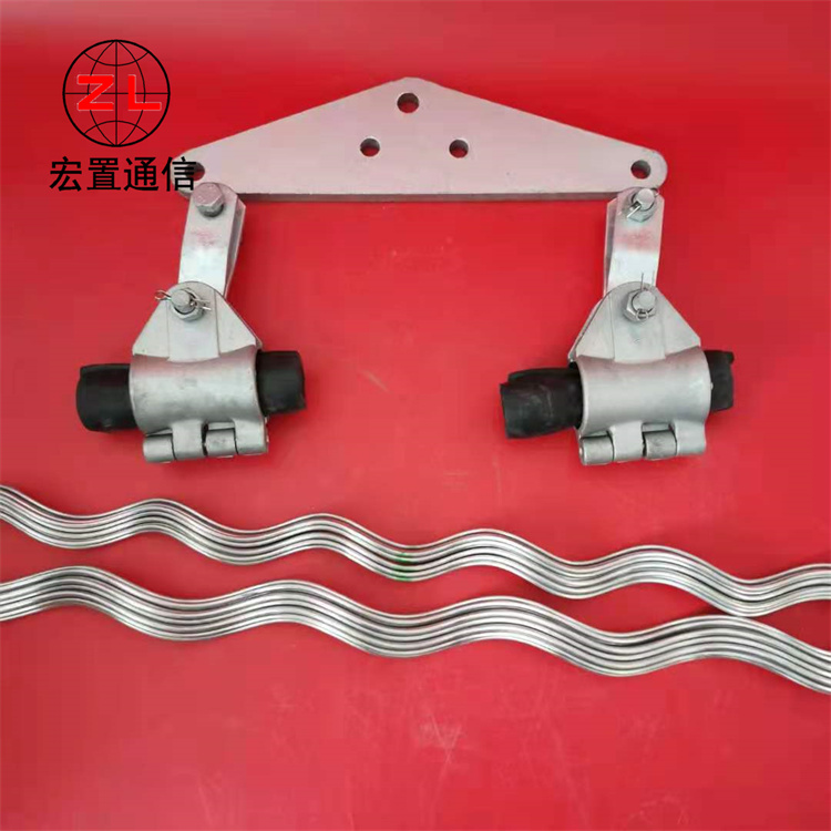 ADSS光缆金具用小张力 悬垂线夹金具 单联铝包钢悬垂线夹