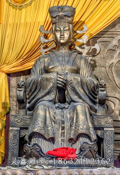 河北灵鑫园林雕塑工程有限公司 医院雕塑 >武则天唐朝人物铜雕