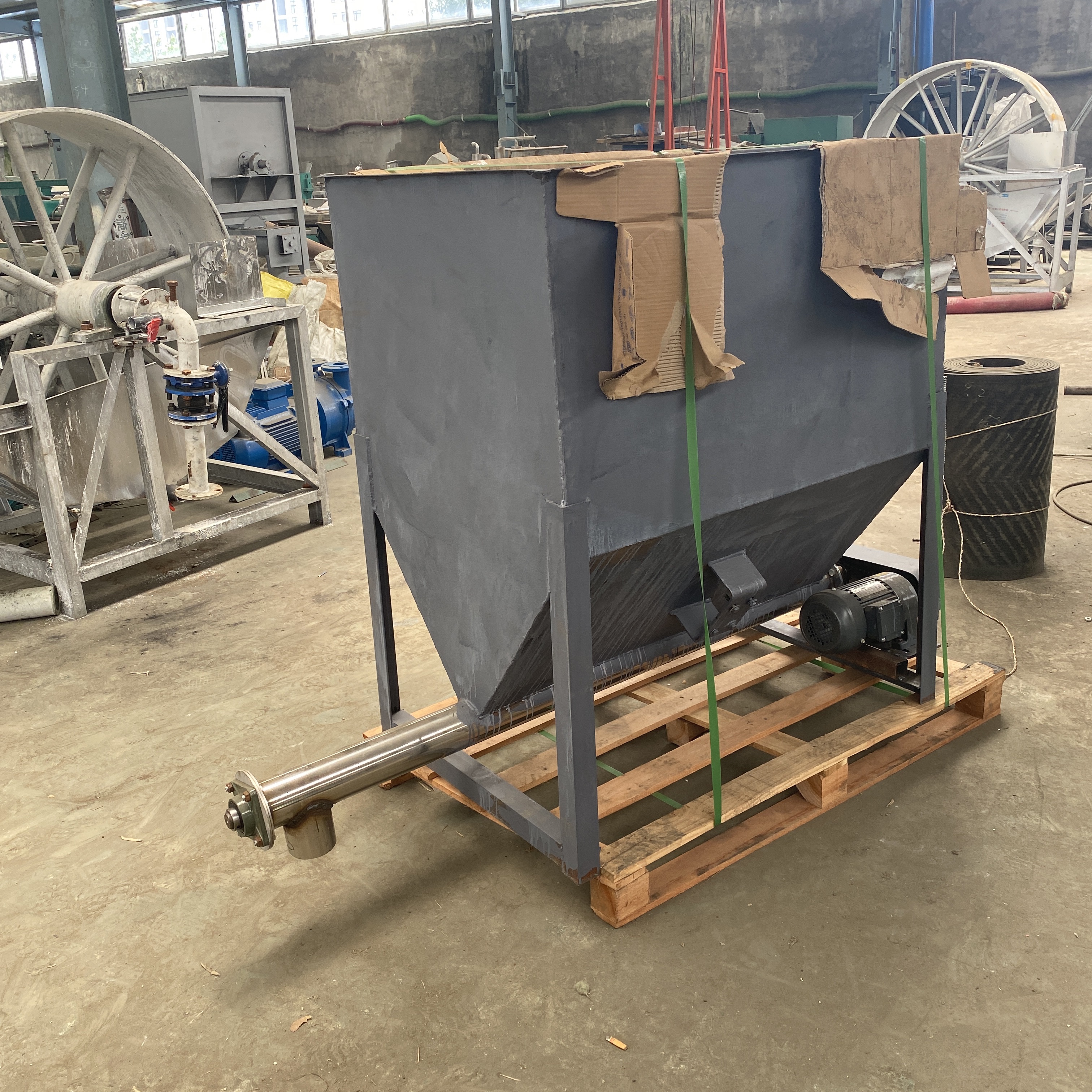 营养粉不锈钢给料机facai出料口法兰连接给料机