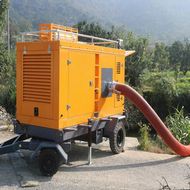 防旱抗涝柴油移动排水泵车移动式自吸泵泵车鹏达多种型号