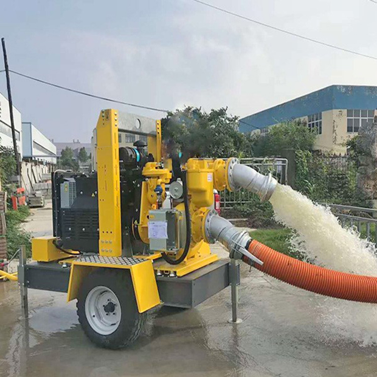 抗旱防汛移动泵车城市排涝抗旱柴油泵车鹏达包运输